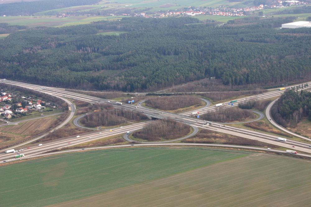 Autobahnkreuz Hermsdorfer Kreuz