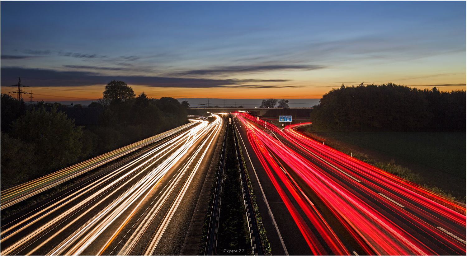 Autobahnkreuz Kamp Lintfort A57-A42 --- 2017-01