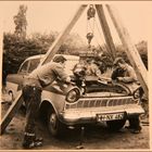 Autobastler Gerhard und Claus 1963