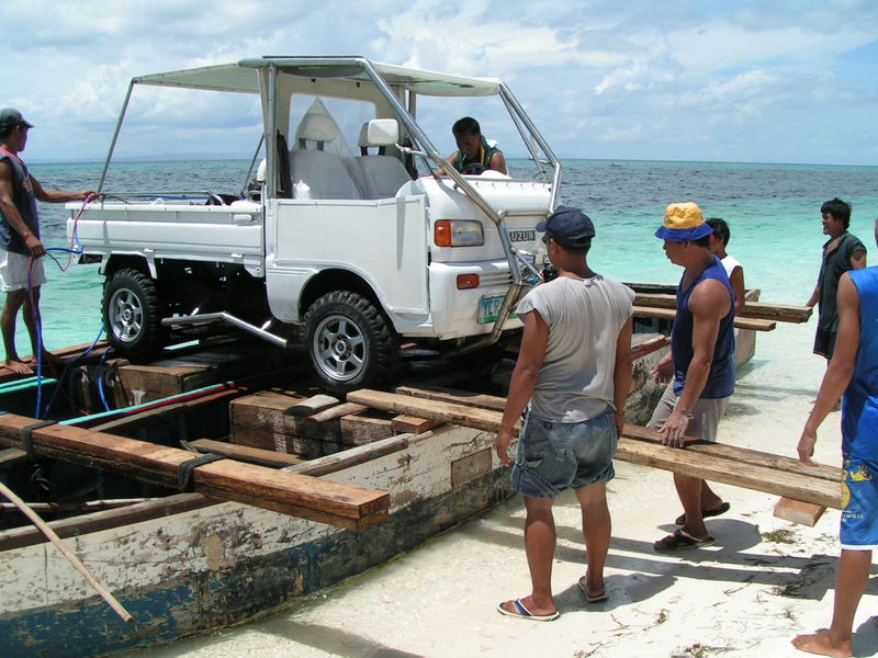 Autofähre, Car Ferry Malapascua/Philippines