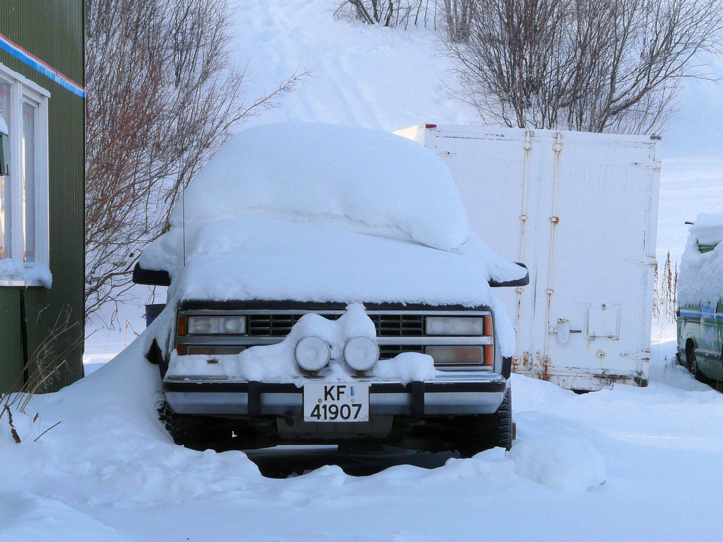 Autofahrerschiksal in Kirkenes