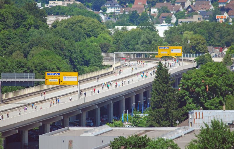 Autofreier Sonntag auf der HTS in Siegen