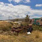 Autofriedhof auf Santorini