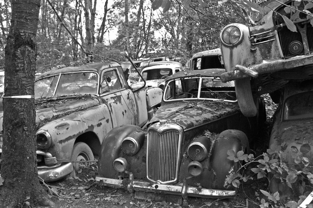 Autofriedhof in Gürbetal (Kaufdorf) 9.9.07