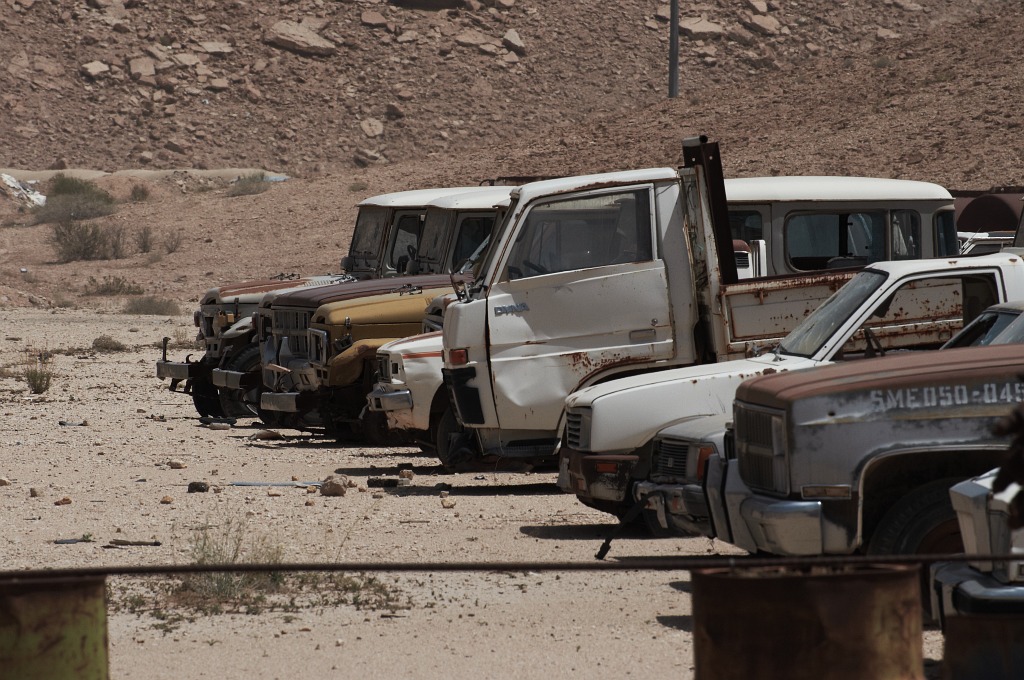 Autofriedhof in Saudi Arabien