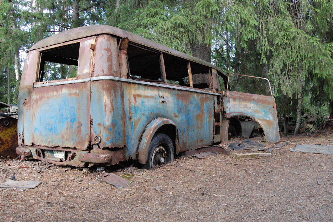 Autofriedhof in Südschweden II