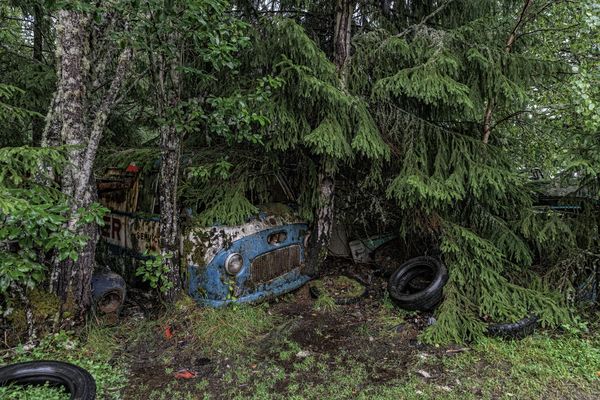 Autofriedhof Schweden - Bastnäs 2