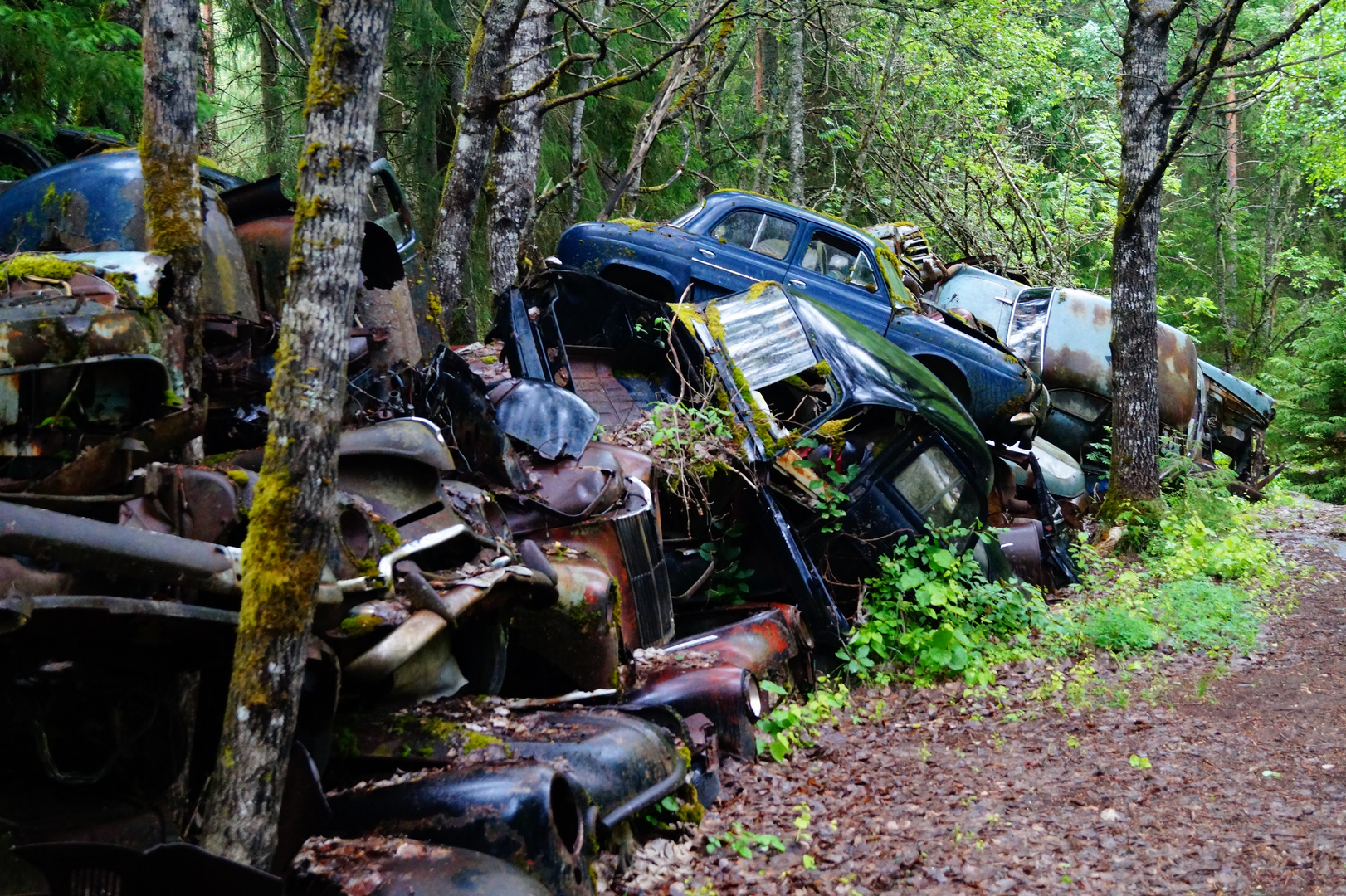 Autofriedhof Schweden