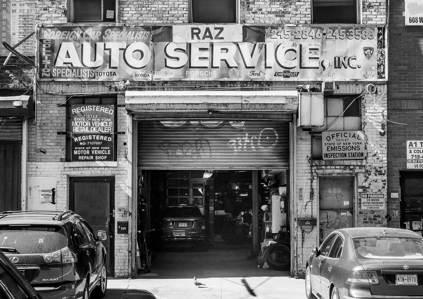 Autogarage in New York