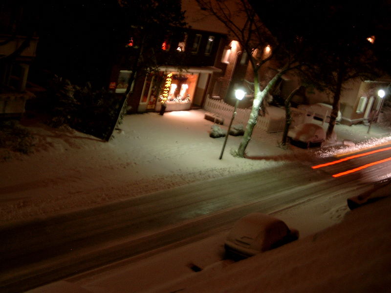 Autoleuchten im Winter