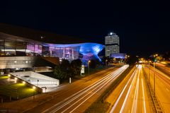 Autolichter bei der BMW Welt