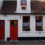 Automne à Bruges XVIII Maison en rouge