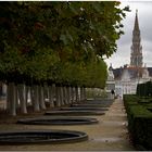 Automne à Bruxelles XXVIII Perspective en vert