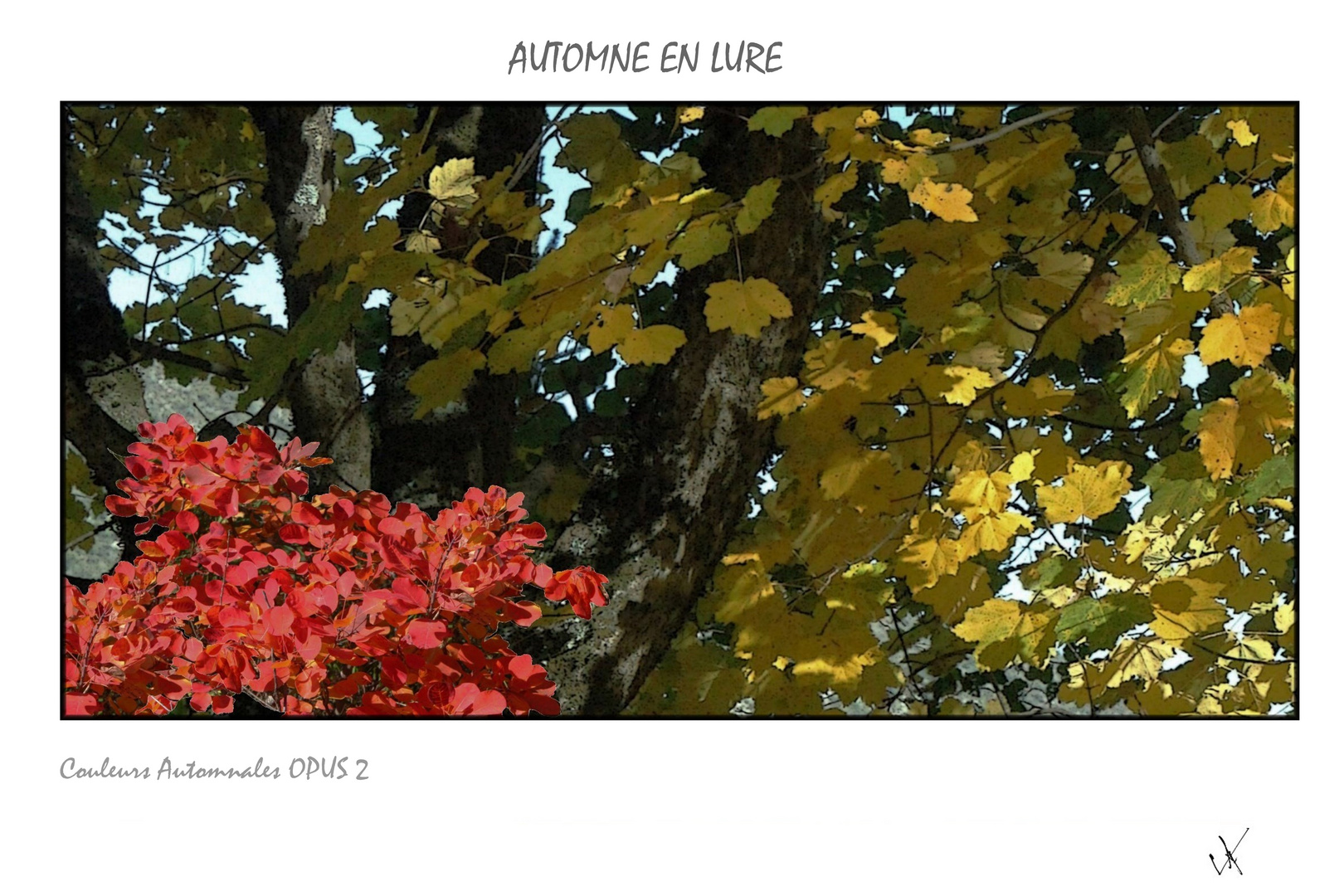 AUTOMNE EN LURE COULEURS AUTOMNALES OPUS 2 IMPRIMABLE