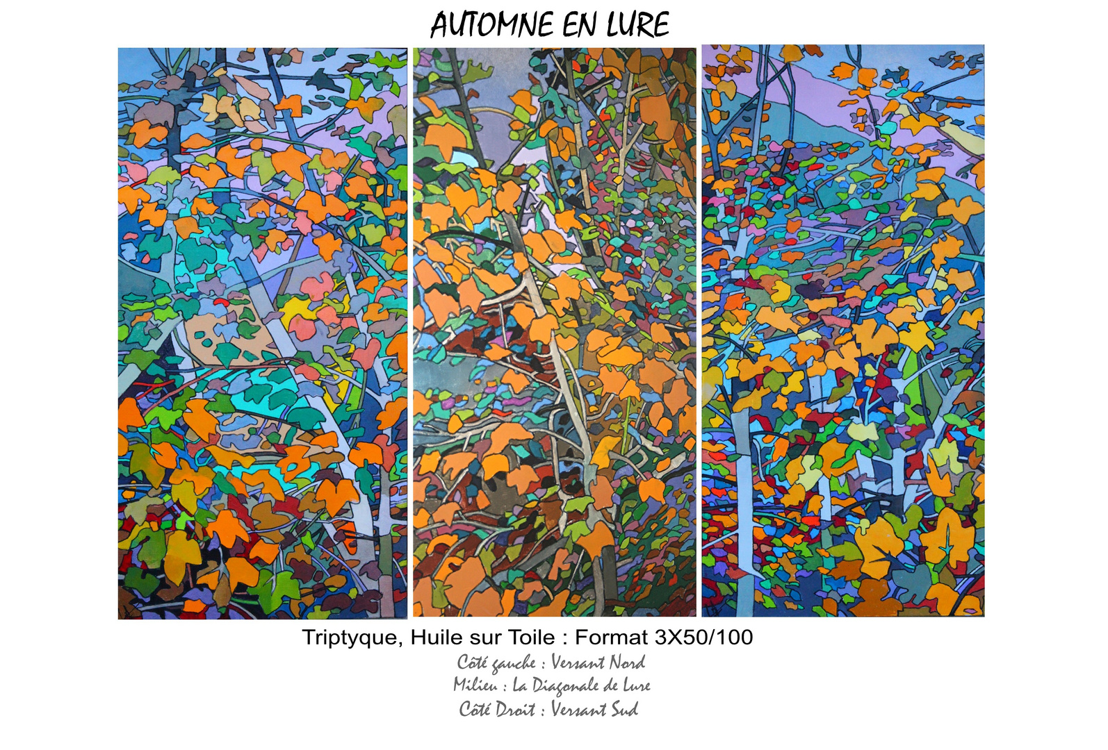 AUTOMNE EN LURE TRIPTYQUE