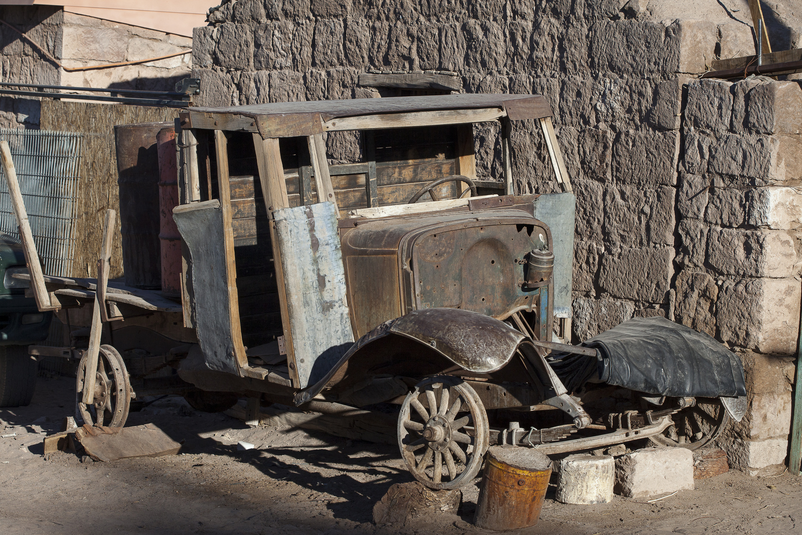 Autopanne in der Atacama (vor 100? Jahren)