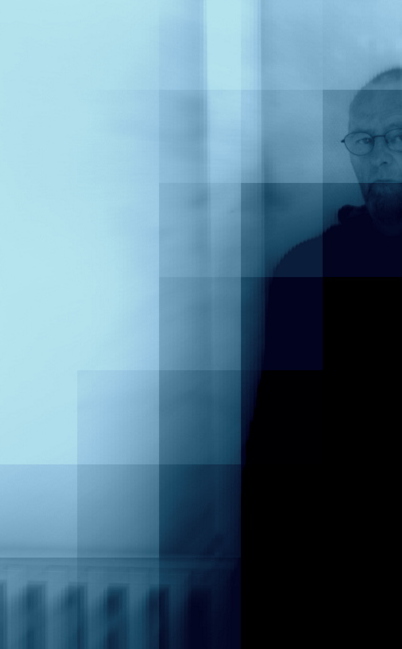 autoportrait bleu..