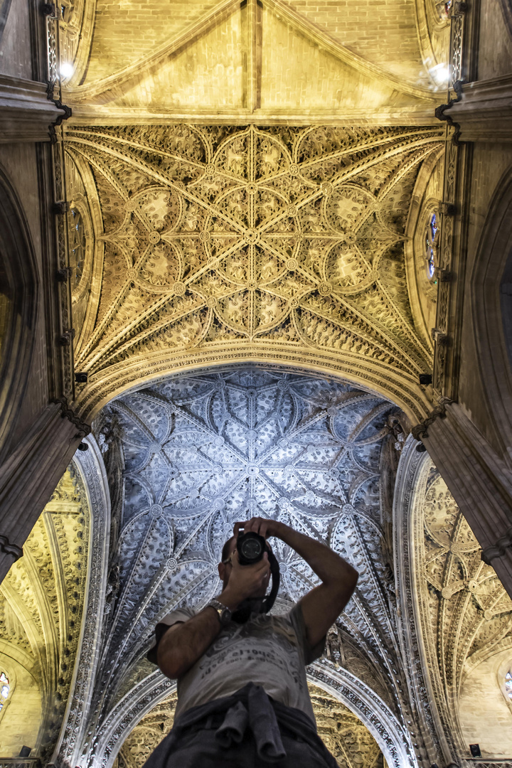 Autoretrato en la Catedral de Sevilla