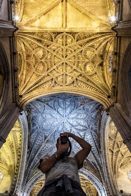 Autoretrato en la Catedral de Sevilla