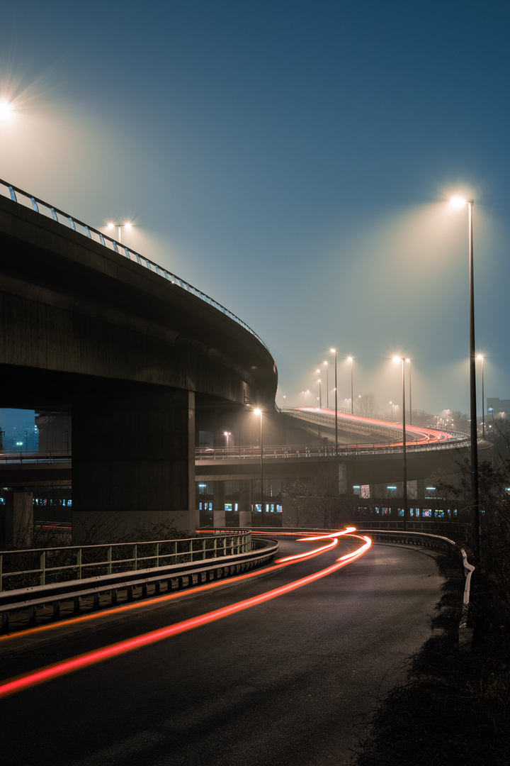 Autoroute la nuit