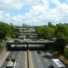 Autos ,Strassen ,Rampen und Brücken in Manhattan