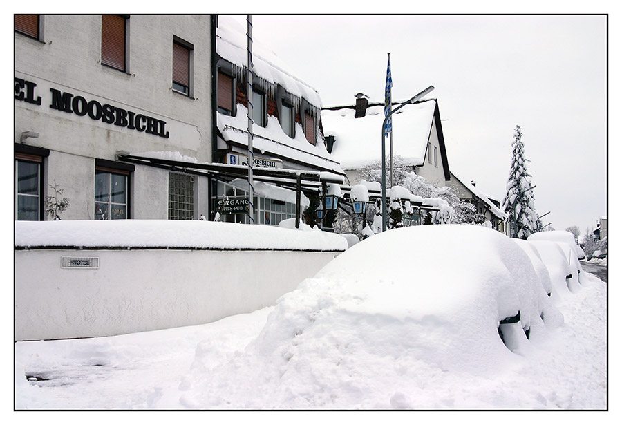 Autos verstecken sich