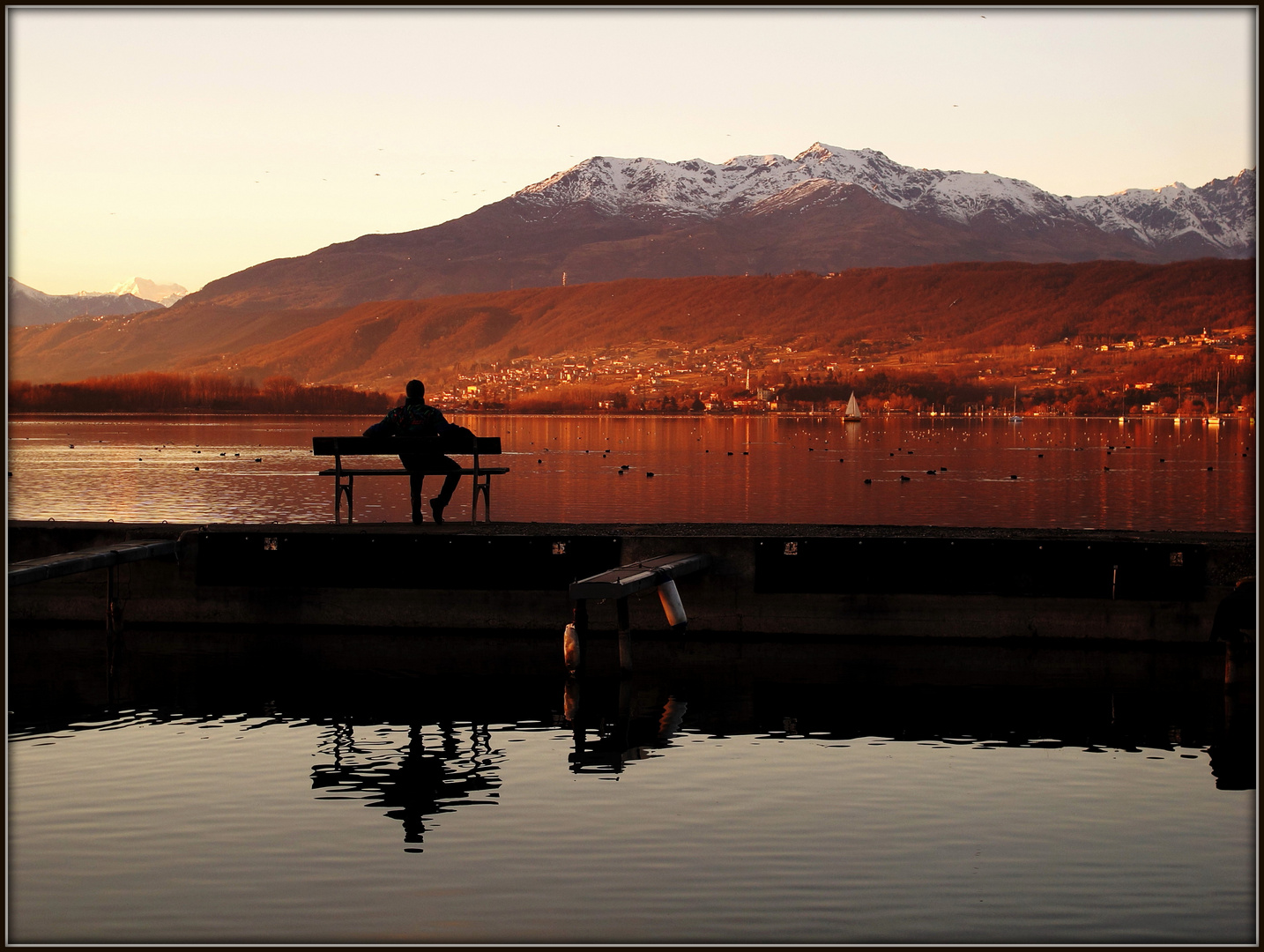 Autoscatto: e... adesso mi godo il tramonto