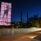 Autostadt Wolfsburg bei Nacht