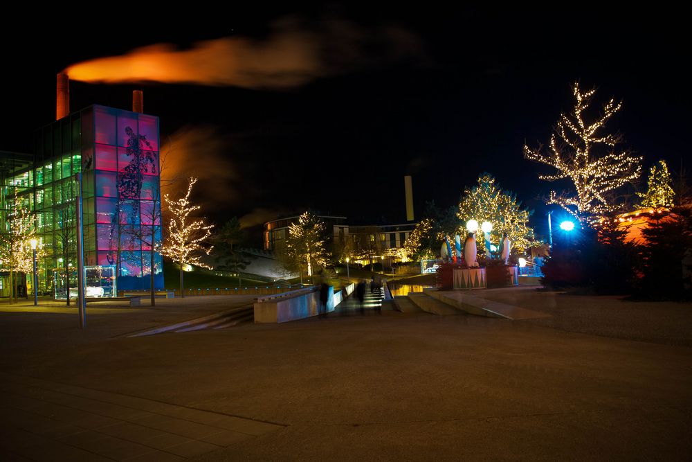 Autostadt Wolfsburg im Dezember