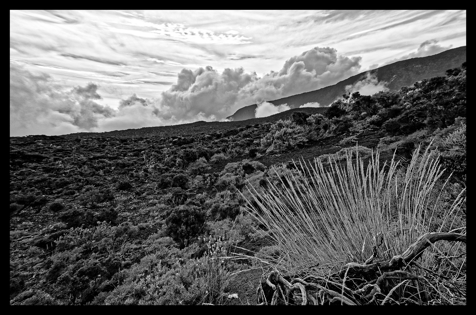 autour du volcan