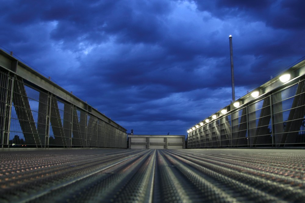 Autoverlade im Rheinauhafen