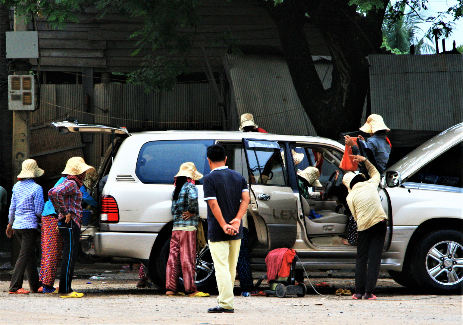 Autowäsche auf vietnamesisch