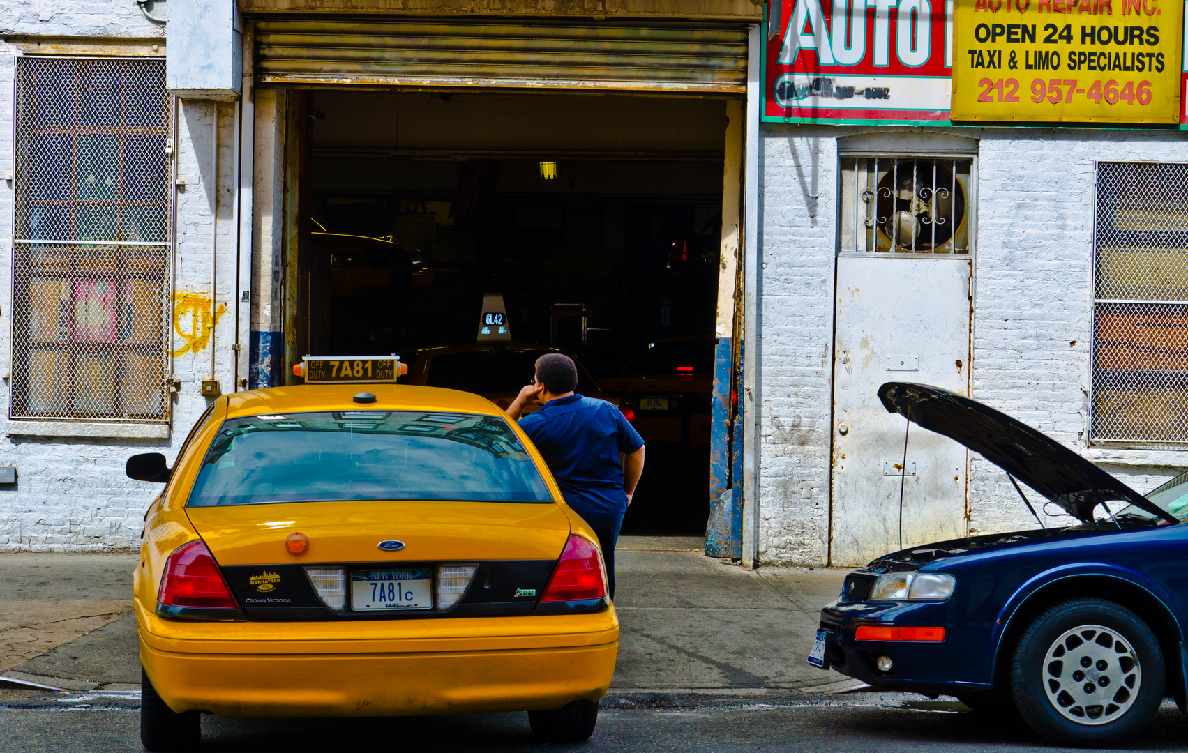 Autowerkstatt in New York City