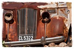 Autowrack beim Canyon Roadhouse / Namibi