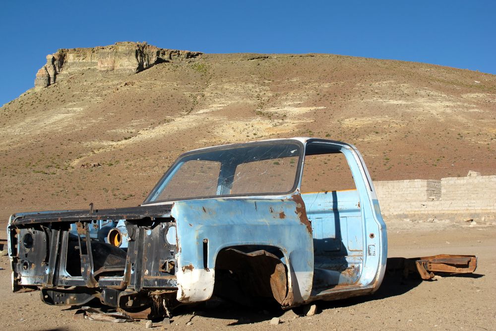 Autowrack in Uyuni