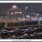 Autozug am Frankfurter Ostbahnhof