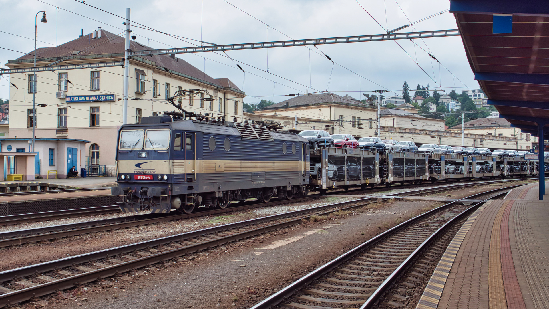 Autozug in Bratislava hl. st.