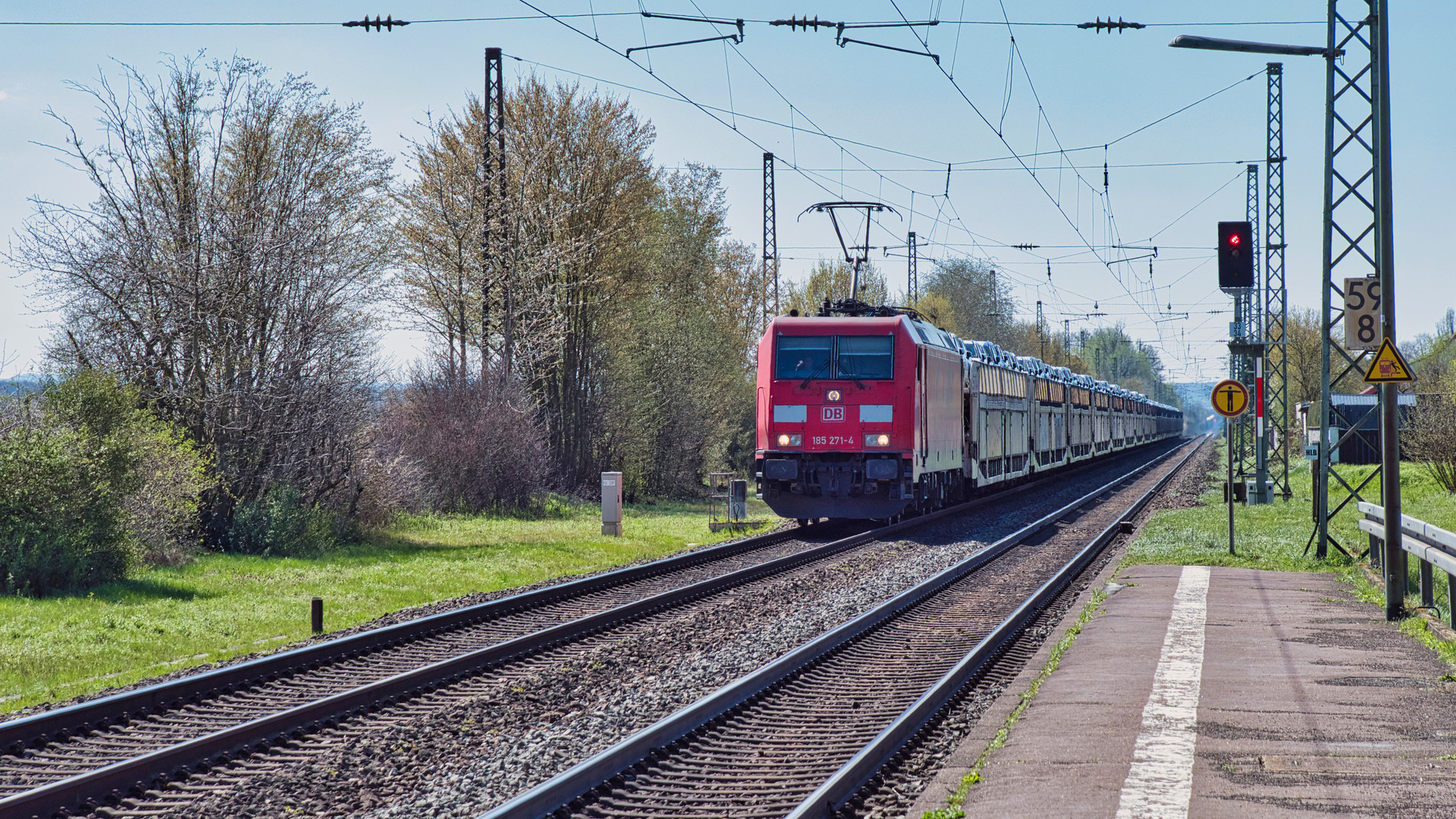 Autozug in Hergershausen