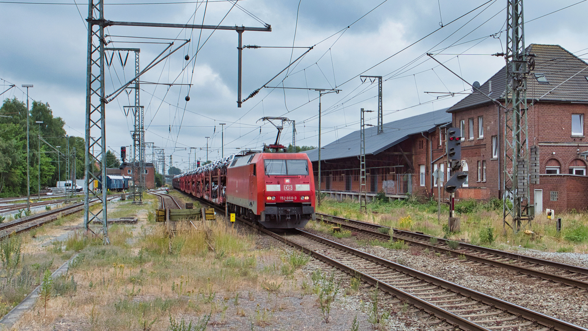 Autozug in Leer