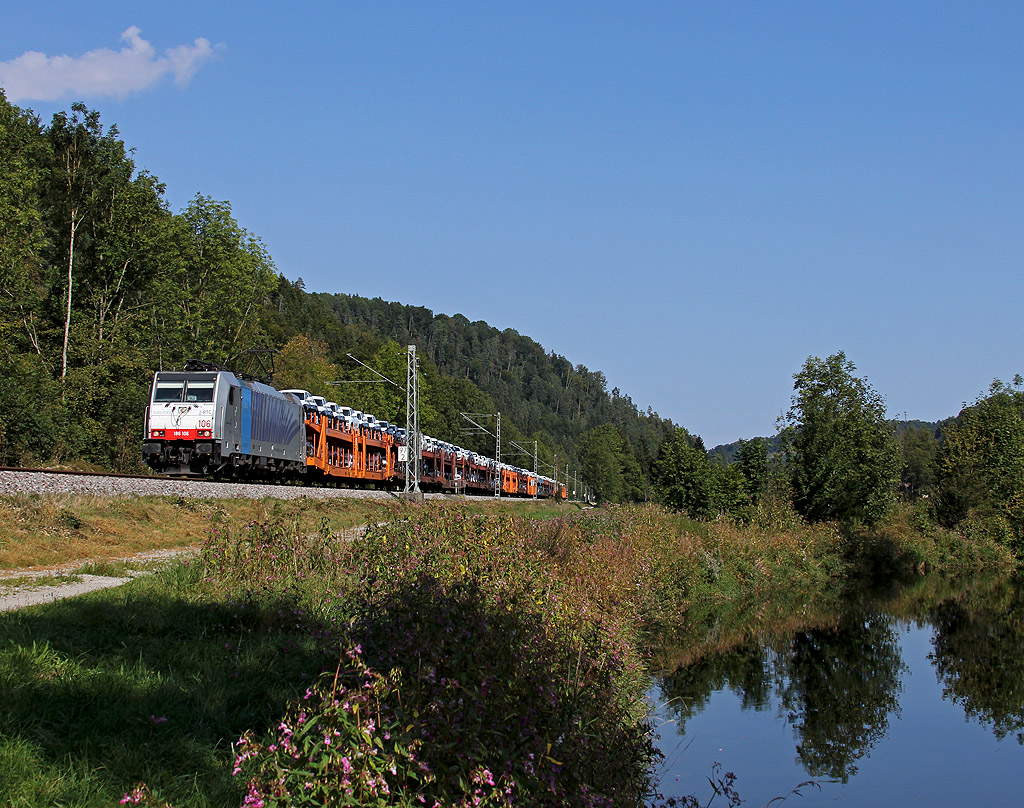 Autozug um Neckar