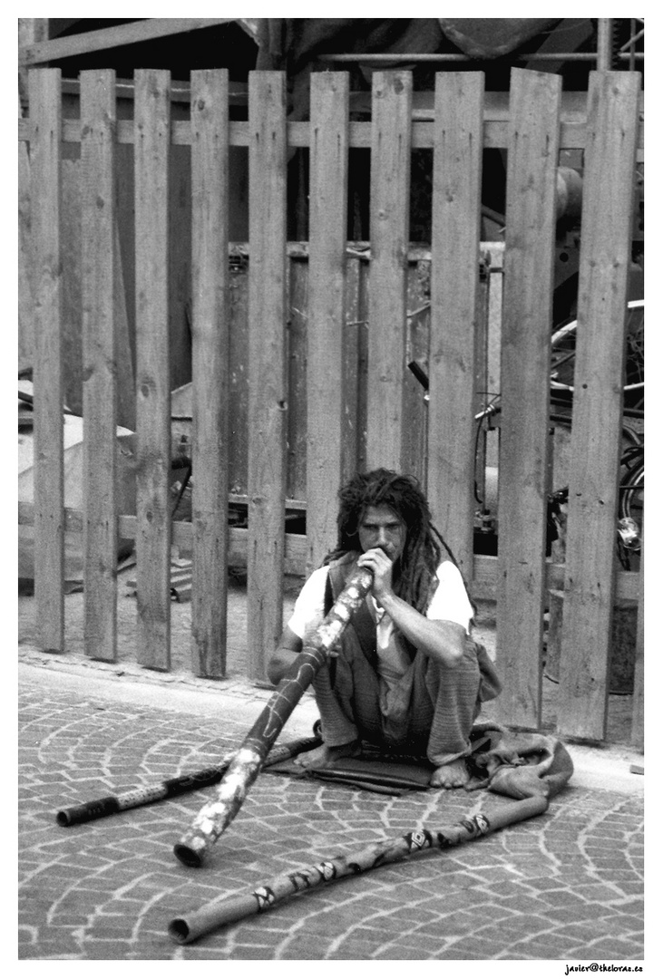 Autralians musician in Innsbruck, Austria