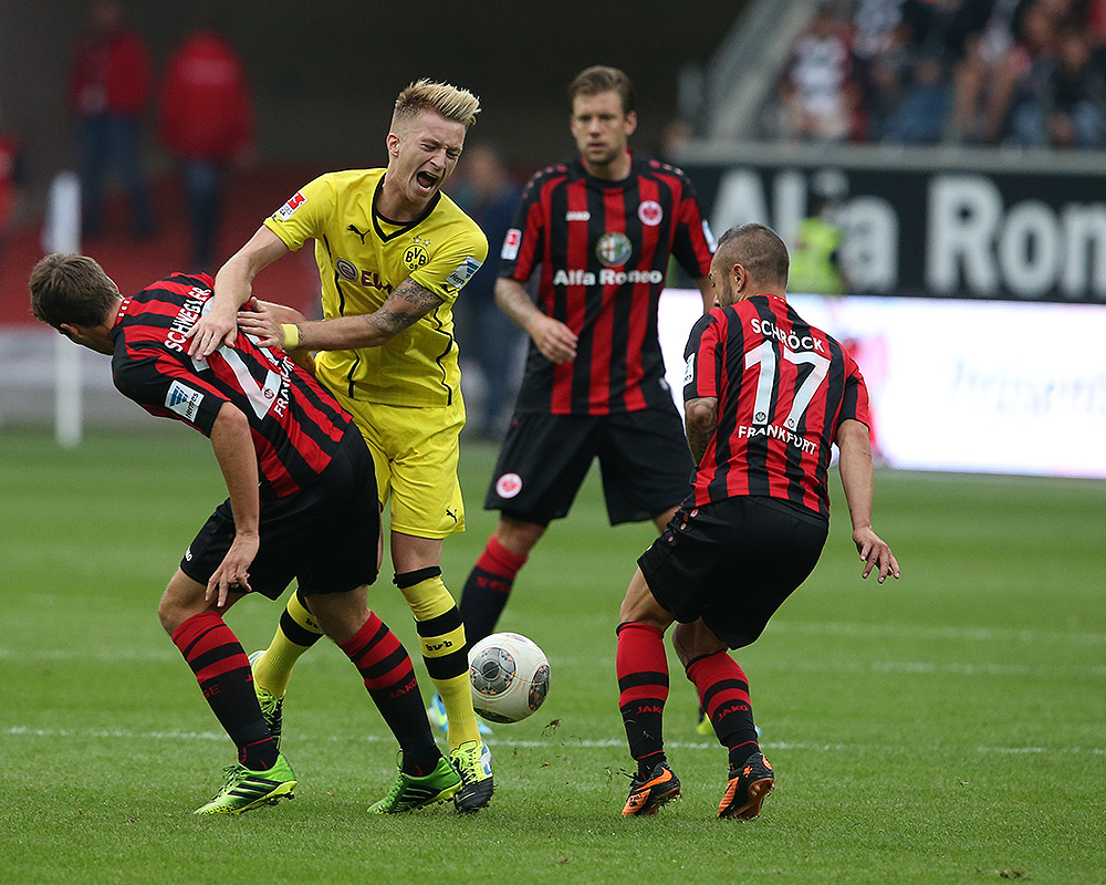 "Autsch" aus Eintracht Frankfurt - Borussia Dortmund