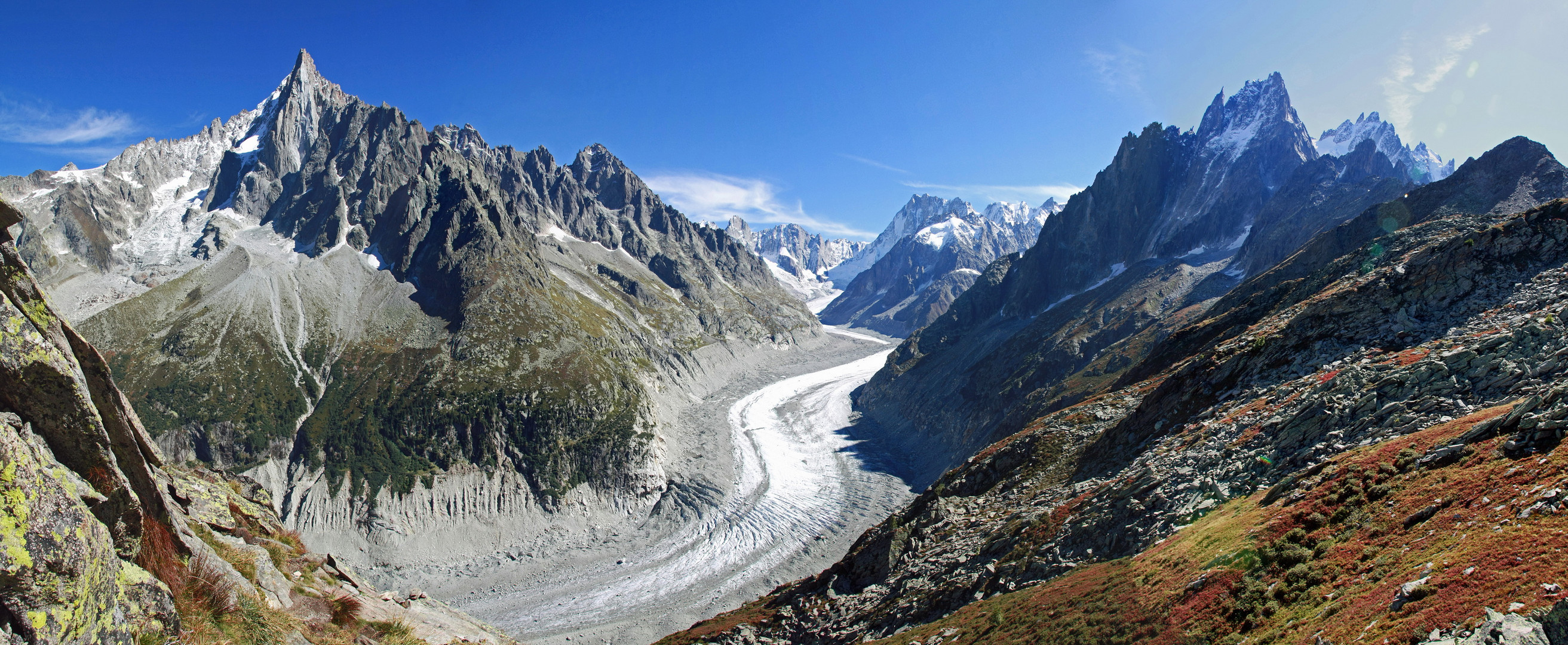 Autumn at Mer de Glace