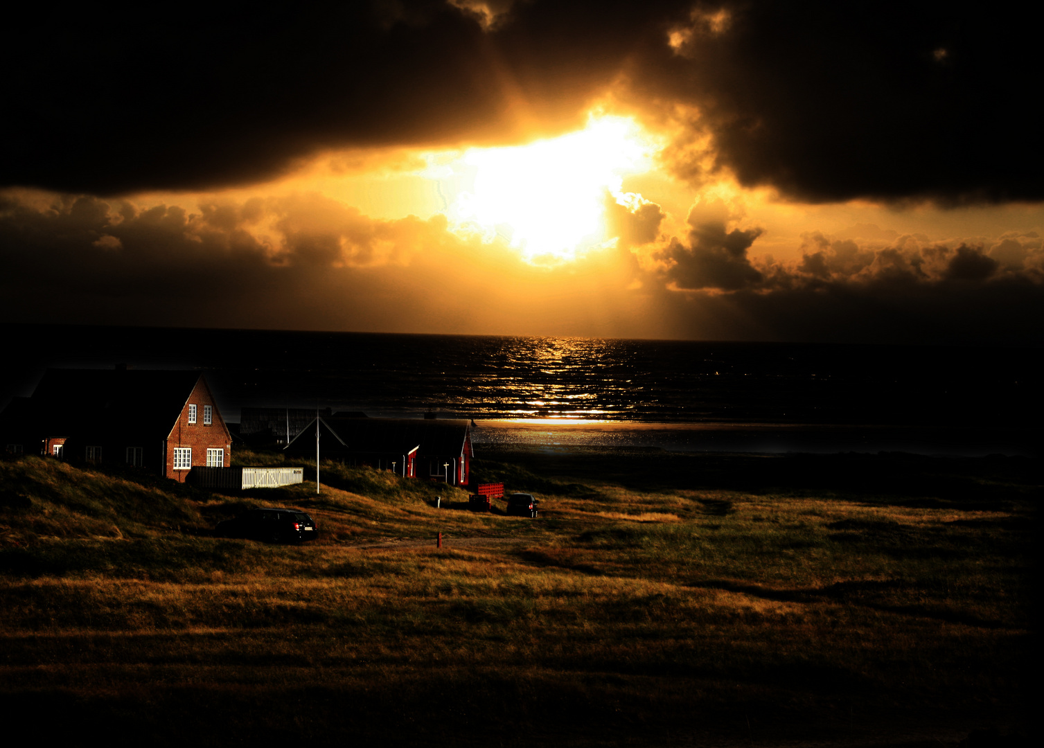 autumn at seaside