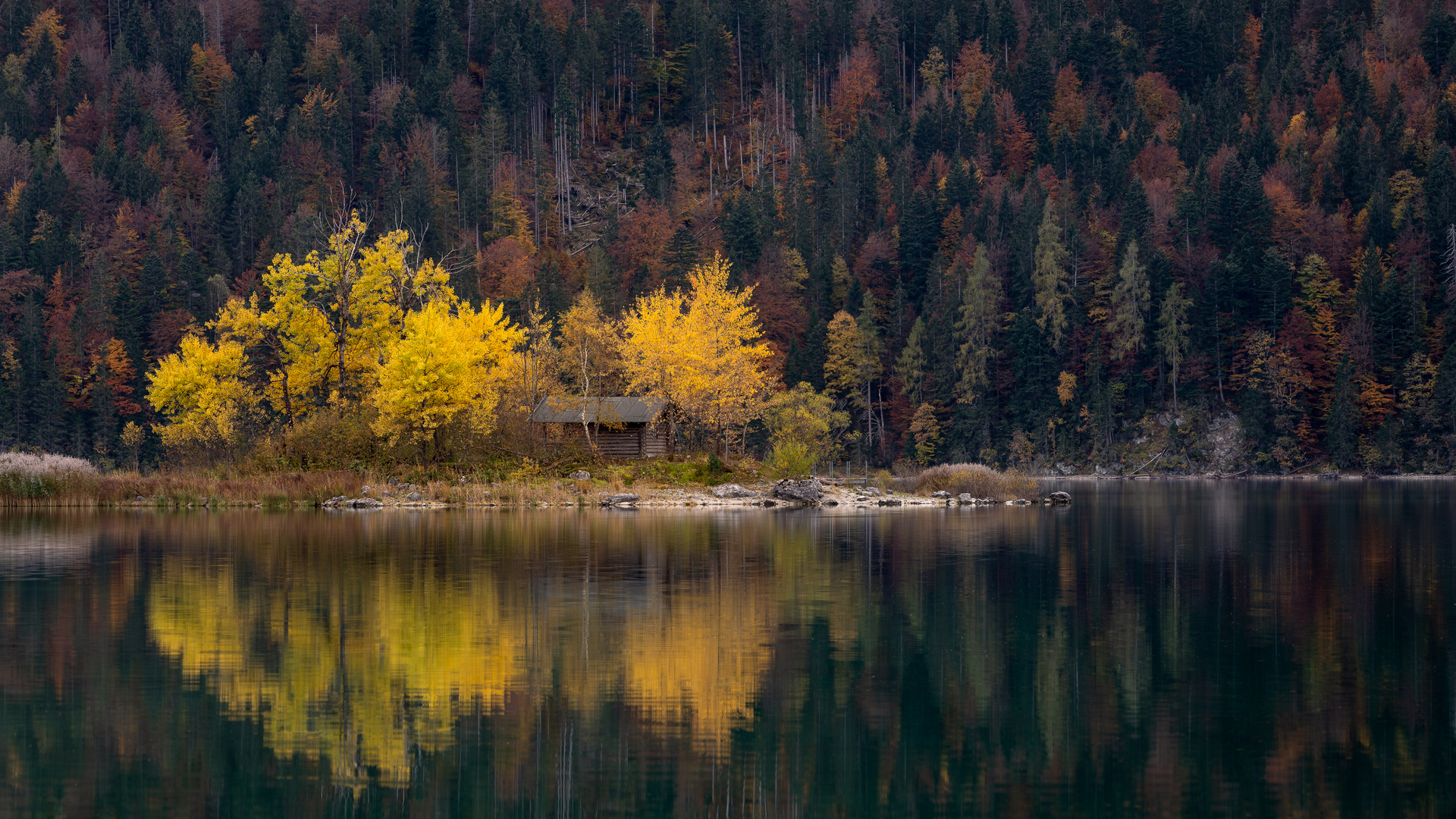 autumn at the eibsee