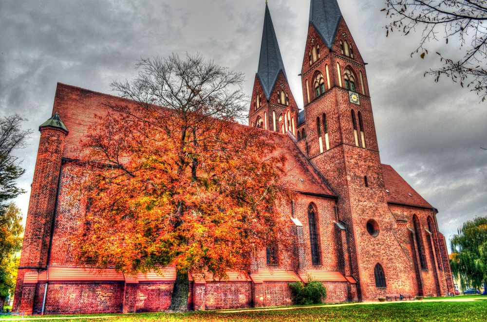 autumn church