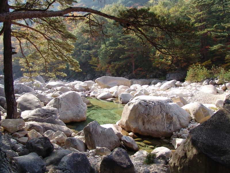 Autumn in Mount Kumgang