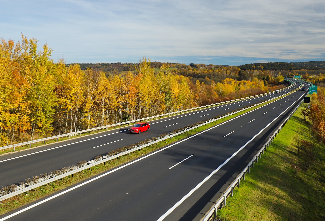 Autumn motorways