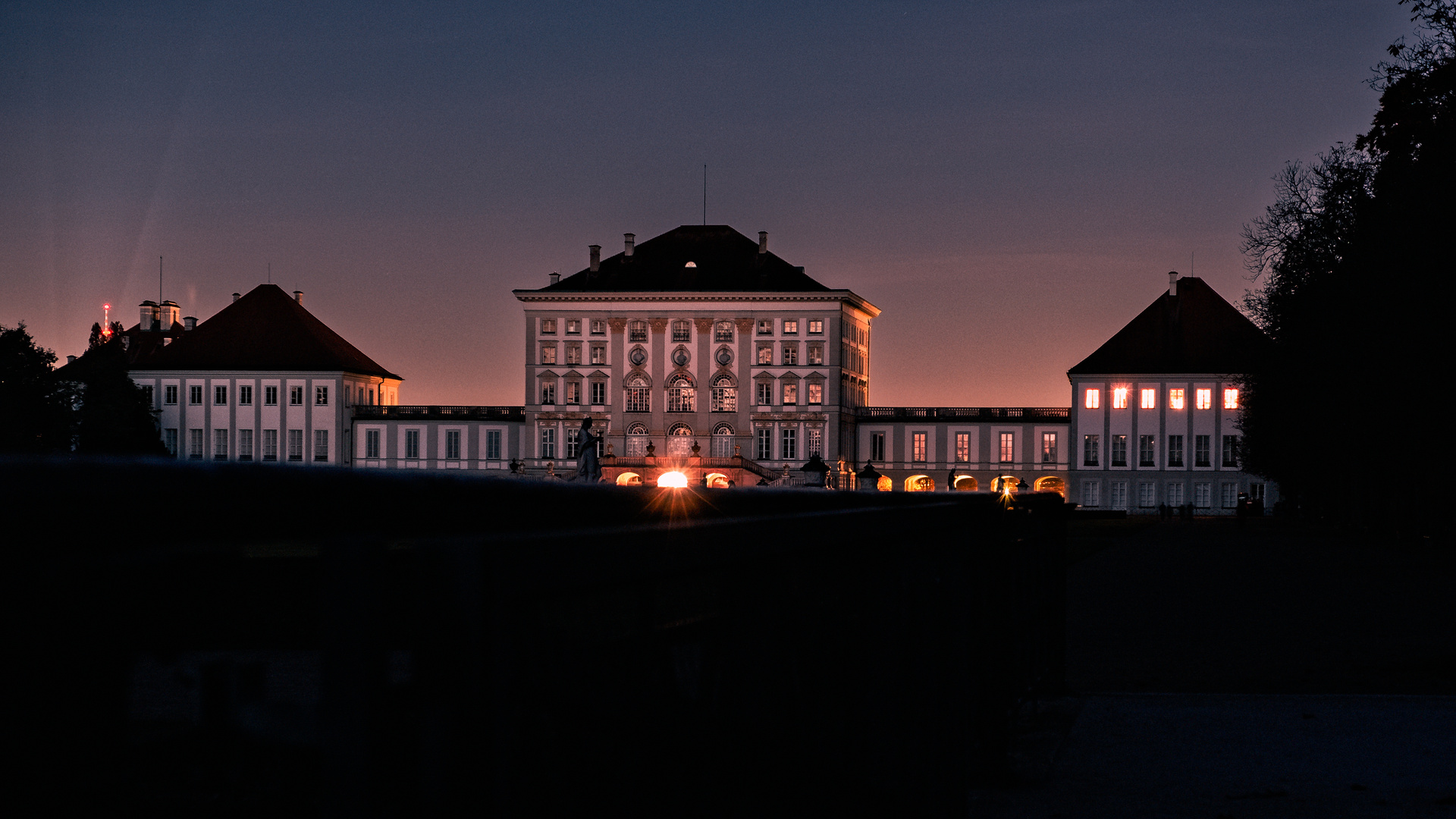 Autumn Night With Castle