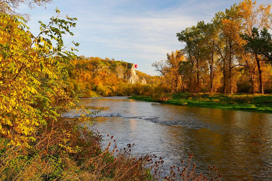 Autumn river Berounka